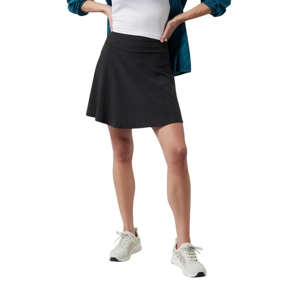 Athleta‎ All Day Moisture Wicking Black Skort Skirt - Size 4